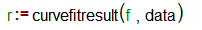 curvefitresult
