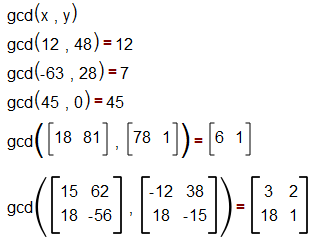 gcd