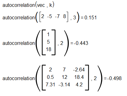 autocorrelation