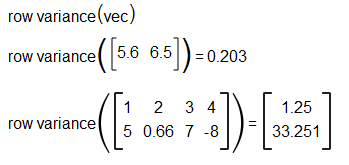row_variance