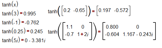tanh
