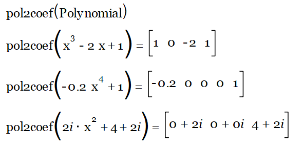 pol2coef