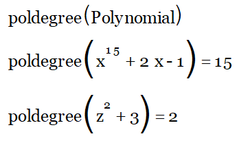 poldegree