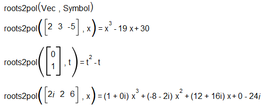 roots2pol