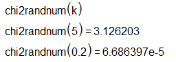 chi2randnum