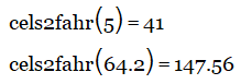 cels2fahr