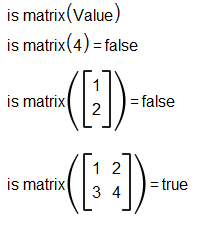 is_matrix
