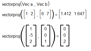 vectorproj