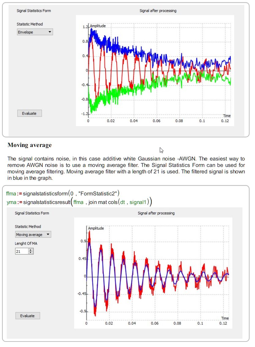 Configuration forms in MatDeck document